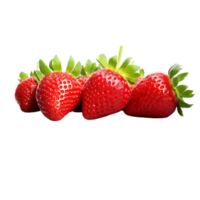 generado ai fresas aislado prima en transparente antecedentes png