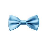 generated ai Blue bow tie on transparent background png