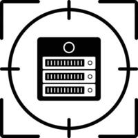 Storage data icon symbol image for database illustration vector