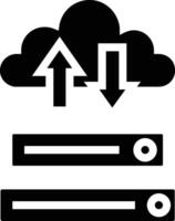 Storage data icon symbol image for database illustration vector