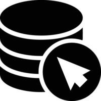 Storage data icon symbol image for database illustration vector