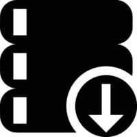 Storage data icon symbol image for database illustration vector