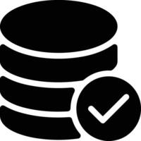 Storage data icon symbol image for database illustration vector