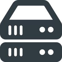 Storage data icon symbol image for database illustration vector