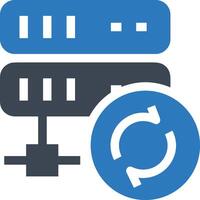 Storage data icon symbol image for database illustration vector