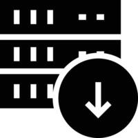 Storage data icon symbol image for database illustration vector