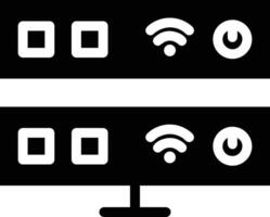 almacenamiento datos icono símbolo imagen para base de datos ilustración vector