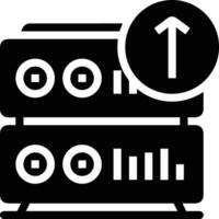 Storage data icon symbol image for database illustration vector