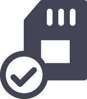 Storage data icon symbol image for database illustration vector