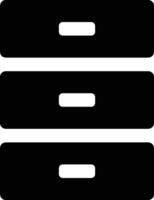 Storage data icon symbol image for database illustration vector