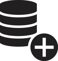 Storage data icon symbol image for database illustration vector
