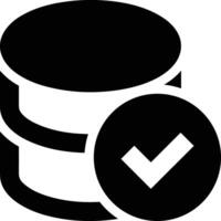 Storage data icon symbol image for database illustration vector