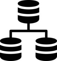 Storage data icon symbol image for database illustration vector