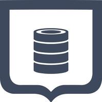 Storage data icon symbol image for database illustration vector