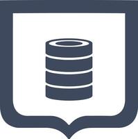 Storage data icon symbol image for database illustration vector