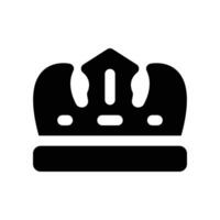 crown icon. glyph icon for your website, mobile, presentation, and logo design. vector