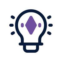 solution icon. dual tone icon for your website, mobile, presentation, and logo design. vector