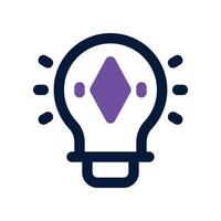 solution icon. dual tone icon for your website, mobile, presentation, and logo design. vector