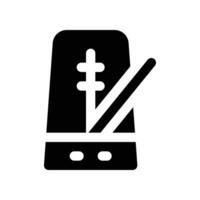 metronome icon. glyph icon for your website, mobile, presentation, and logo design. vector