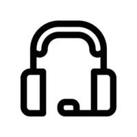 call center icon. line icon for your website, mobile, presentation, and logo design. vector
