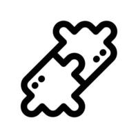 puzzle icon. line icon for your website, mobile, presentation, and logo design. vector