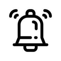 bell icon. line icon for your website, mobile, presentation, and logo design. vector