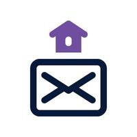 send email icon. dual tone icon for your website, mobile, presentation, and logo design. vector