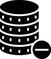 Storage data icon symbol image for database illustration vector