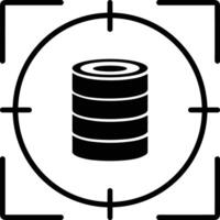 Storage data icon symbol image for database illustration vector
