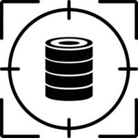 Storage data icon symbol image for database illustration vector