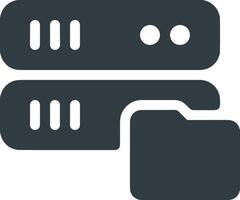 Storage data icon symbol image for database illustration vector