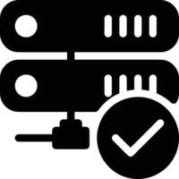 Storage data icon symbol image for database illustration vector