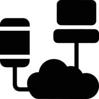 Storage data icon symbol image for database illustration vector