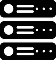 Storage data icon symbol image for database illustration vector