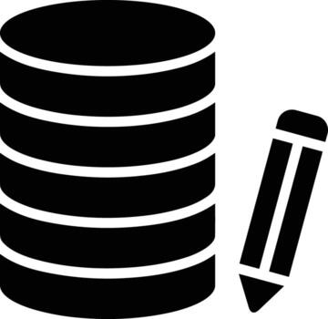 Storage data icon symbol image for database illustration vector