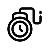 pocket watch icon. line icon for your website, mobile, presentation, and logo design. vector
