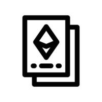 document icon. line icon for your website, mobile, presentation, and logo design. vector