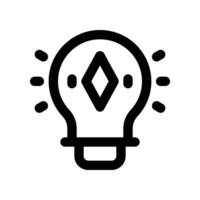 solution icon. line icon for your website, mobile, presentation, and logo design. vector