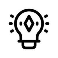 solution icon. line icon for your website, mobile, presentation, and logo design. vector