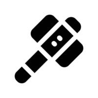 hammer icon. glyph icon for your website, mobile, presentation, and logo design. vector