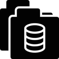 Storage data icon symbol image for database illustration vector