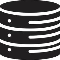 Storage data icon symbol image for database illustration vector