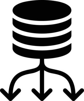 Storage data icon symbol image for database illustration vector