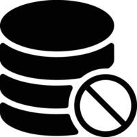 Storage data icon symbol image for database illustration vector