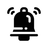 bell icon. glyph icon for your website, mobile, presentation, and logo design. vector