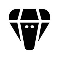 diamond icon. glyph icon for your website, mobile, presentation, and logo design. vector