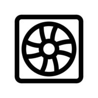 fan icon. line icon for your website, mobile, presentation, and logo design. vector