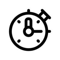 stopwatch icon. line icon for your website, mobile, presentation, and logo design. vector