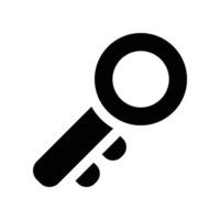 key icon. glyph icon for your website, mobile, presentation, and logo design. vector