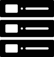 Storage data icon symbol image for database illustration vector